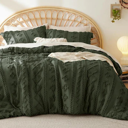 Boho Deluxe Tufted Decorative Comforter Set