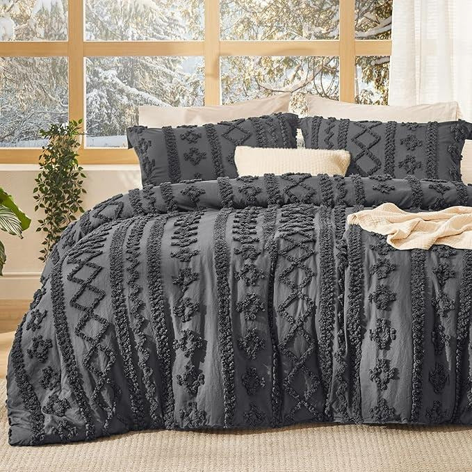 Boho Deluxe Tufted Decorative Comforter Set