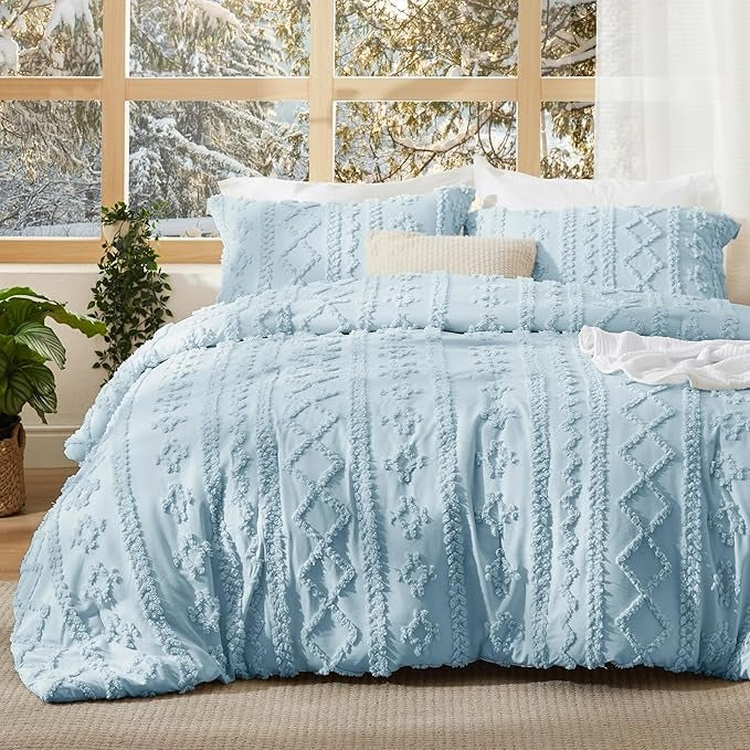 Boho Deluxe Tufted Decorative Comforter Set